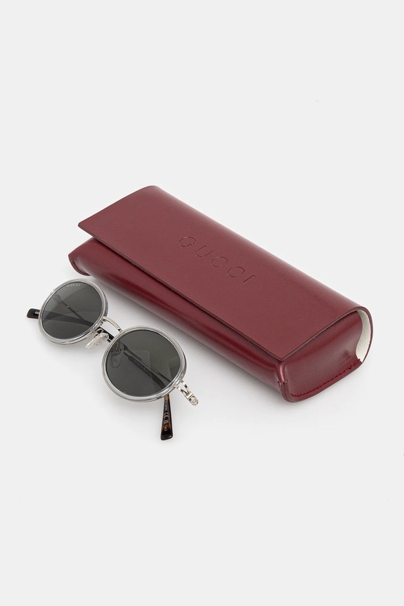 Gucci ochelari de soare argintiu GG1980S