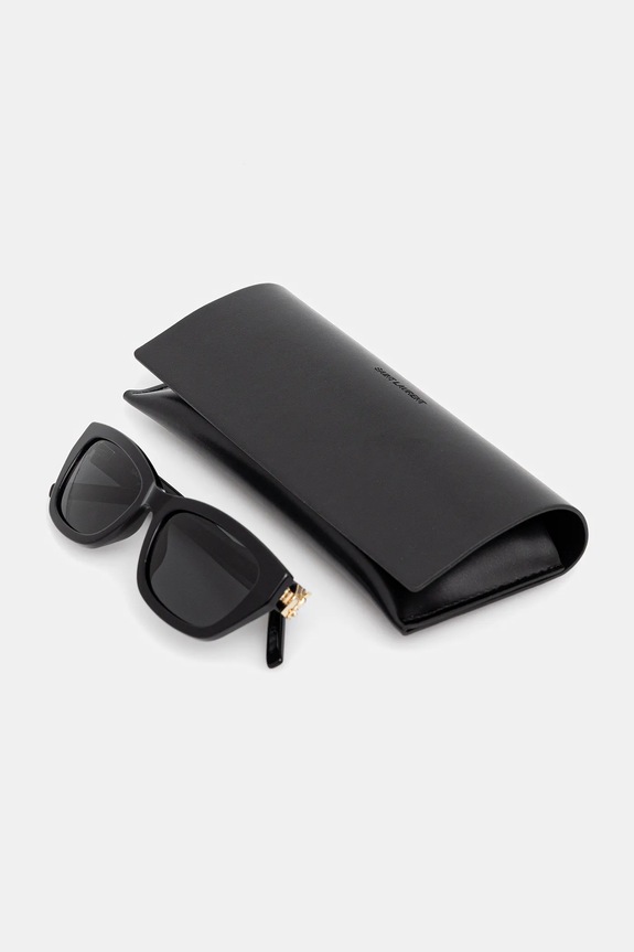 Slnečné okuliare Saint Laurent hnedá SL.M153