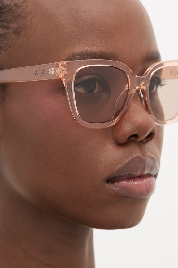 Akcesoria Armani Exchange okulary przeciwsłoneczne 0AX4164SU beżowy