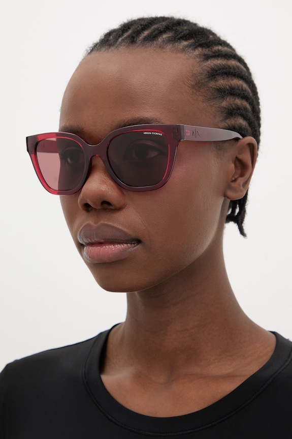 Armani Exchange okulary przeciwsłoneczne czerwony 0AX4164SU