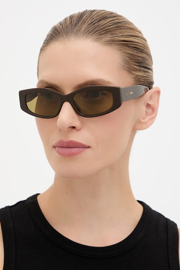 Jimmy Choo okulary przeciwsłoneczne jednolita zielony 0JC5046BU