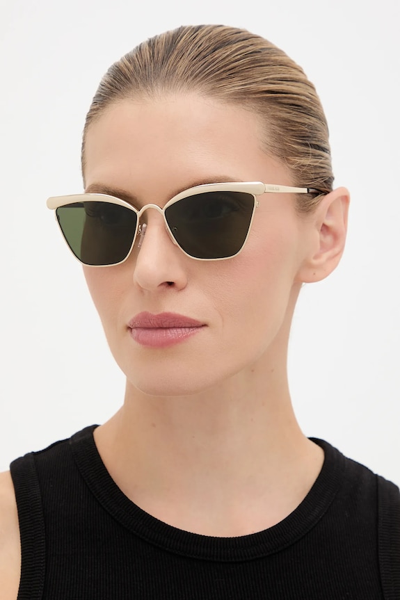 Michael Kors okulary przeciwsłoneczne jednolita złoty 0MK1174
