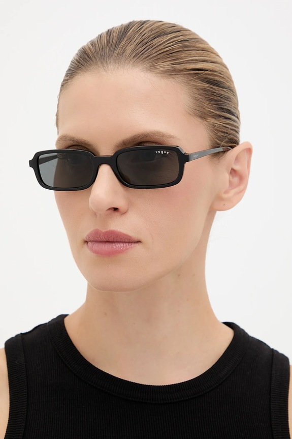 VOGUE ochelari de soare transparent negru 0VO5666S