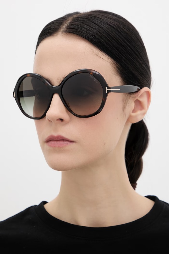 Sončna očala Tom Ford Okrogla rjava FT1282.6052B