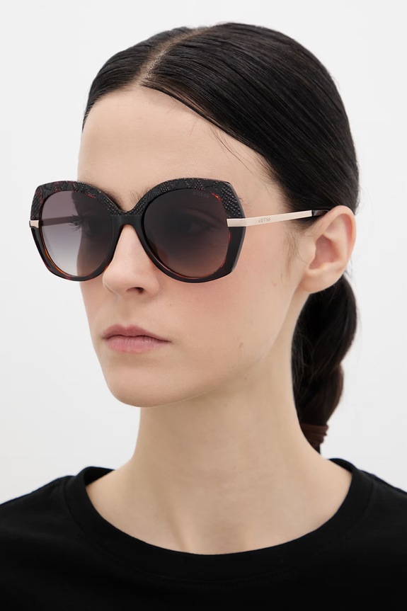 Γυαλιά ηλίου Guess στρογγυλό καφέ GU00215.5552F