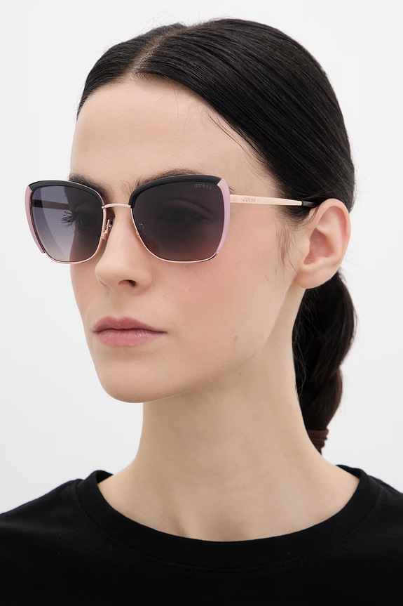 Γυαλιά ηλίου Guess cat-eye μαύρο GU00218.5705B