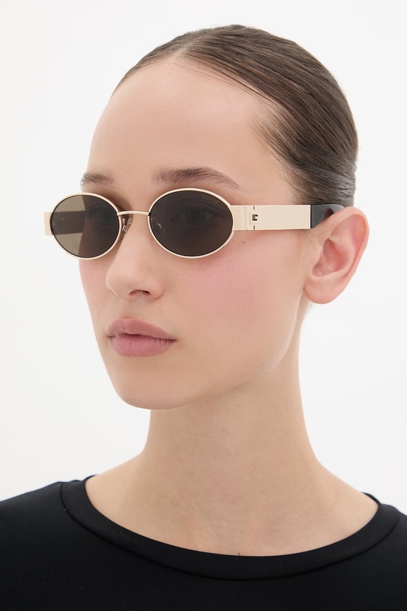 Guess okulary przeciwsłoneczne damskie złoty GU00262.5033E
