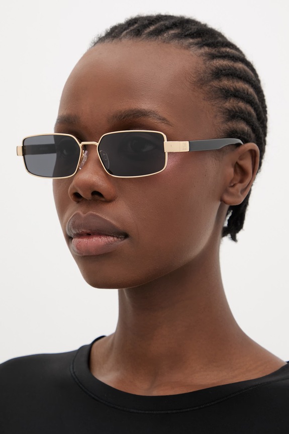 Love Moschino okulary przeciwsłoneczne gładka złoty MOL100/S