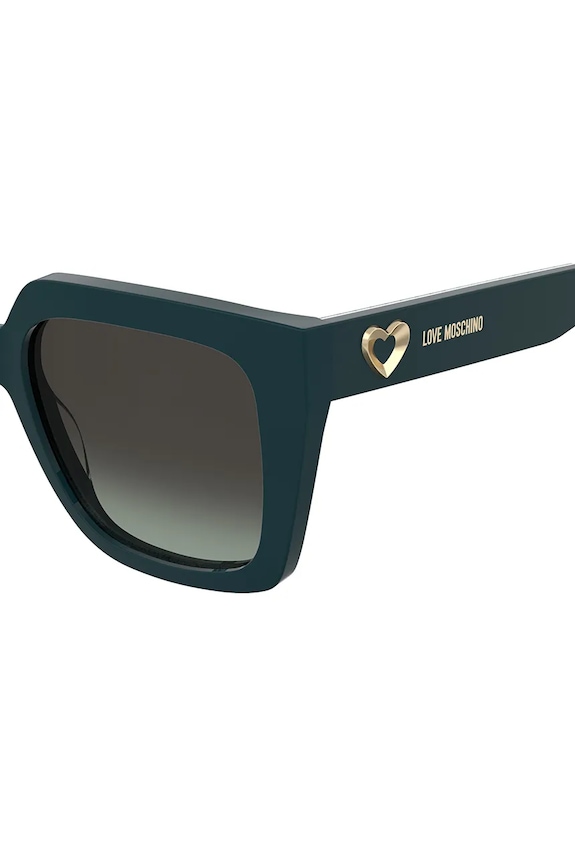 Love Moschino ochelari de soare pătrați femeiești MOL099/S turcoaz