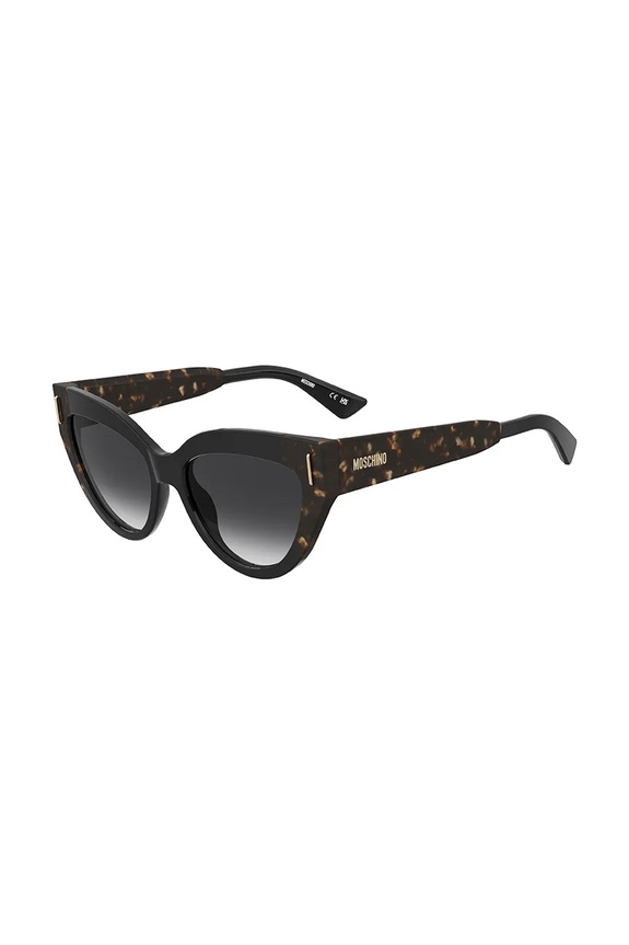 Moschino ochelari de soare cat eye de damă MOS208/S negru AA00