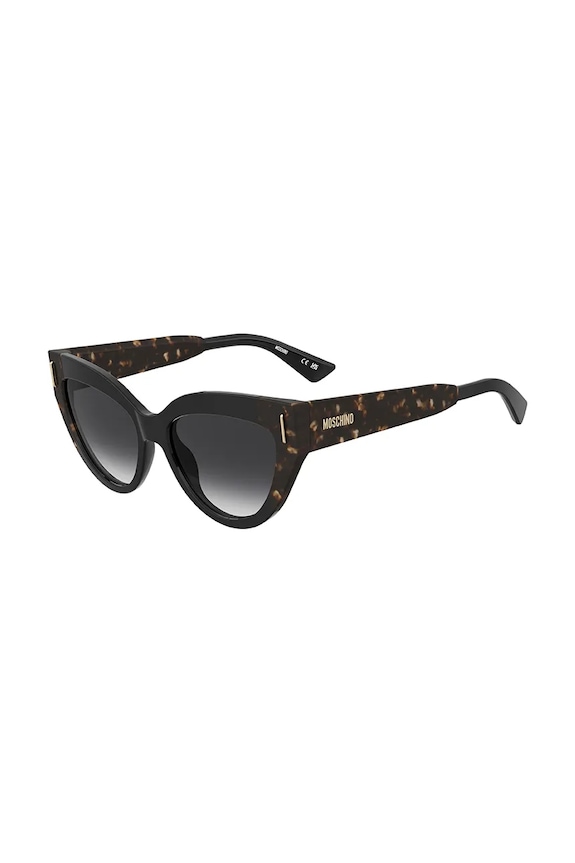 Moschino ochelari de soare cat eye de damă MOS208/S negru AA00