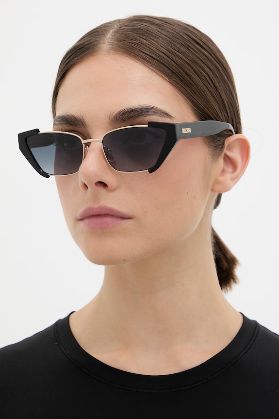Moschino ochelari de soare cat eye femei aur MOS205/S