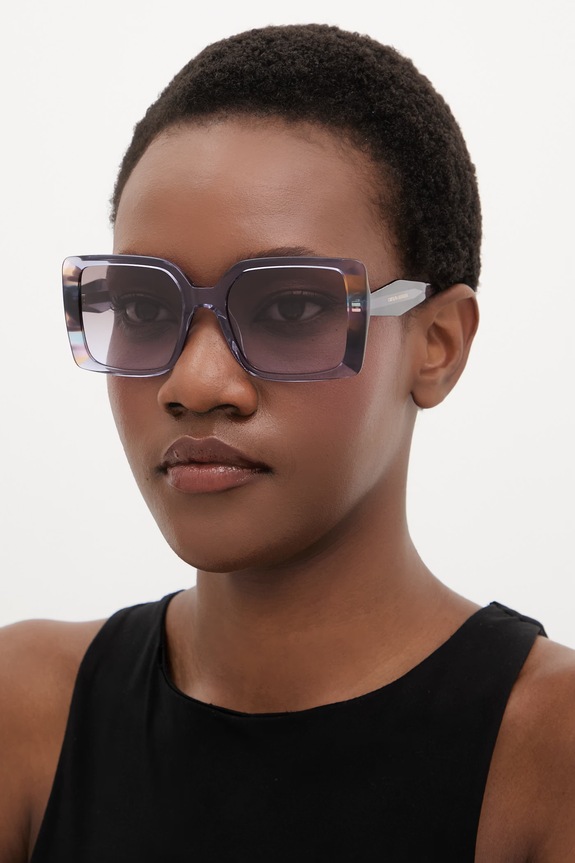 Carolina Herrera okulary przeciwsłoneczne gradientowa fioletowy HER.0391/S