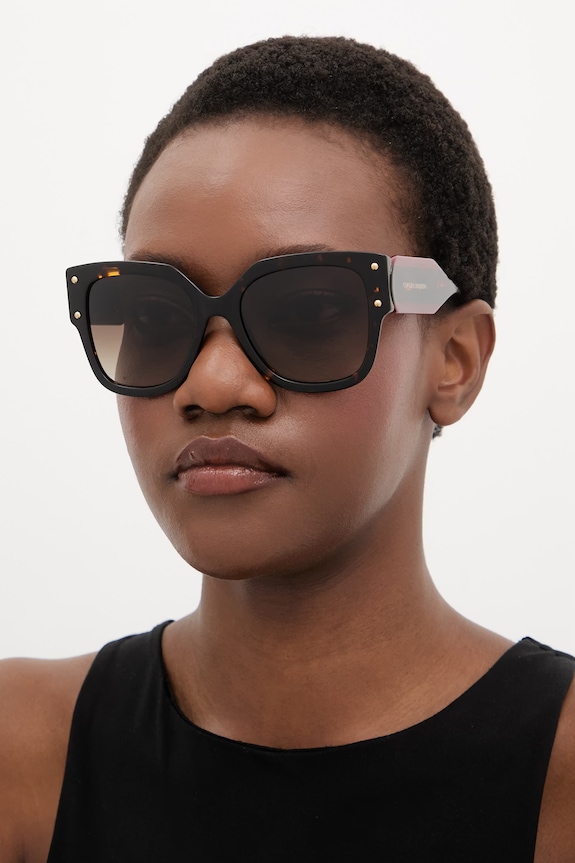 Carolina Herrera okulary przeciwsłoneczne gradientowa brązowy HER.0366/S