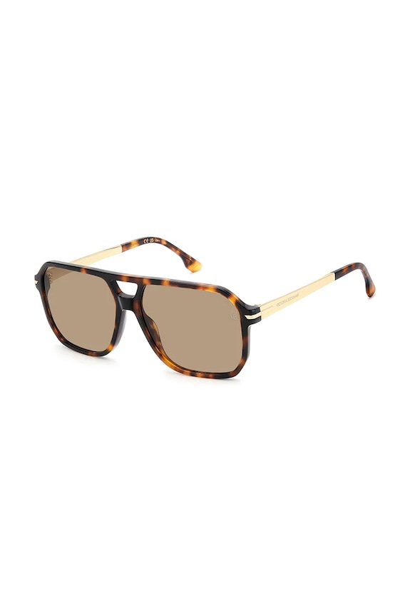 Victoria Beckham okulary przeciwsłoneczne damskie VB.1002/S brązowy AA00