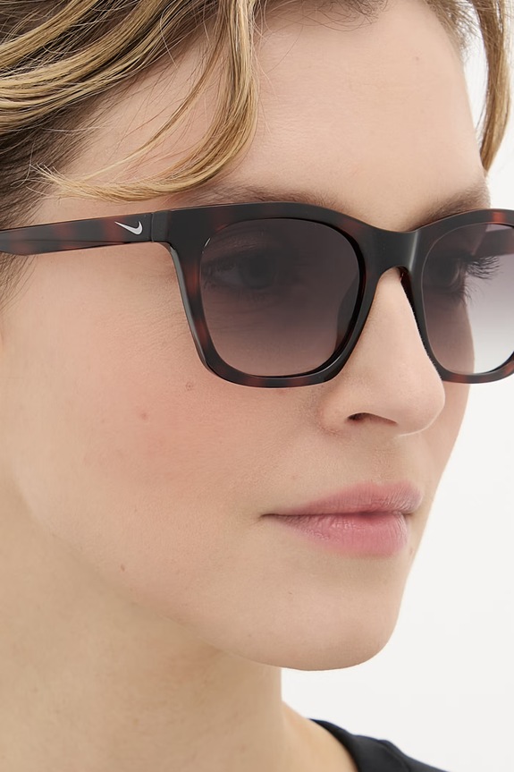 Nike ochelari de soare pătrați pentru femei VITAL IB3543X maro