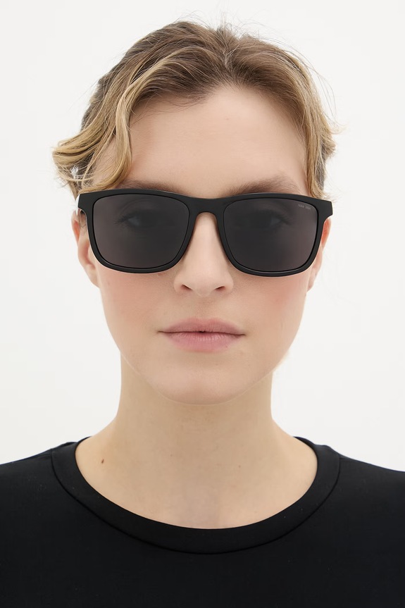Nike ochelari de soare pătrați pentru femei VITAL negru IB3535X