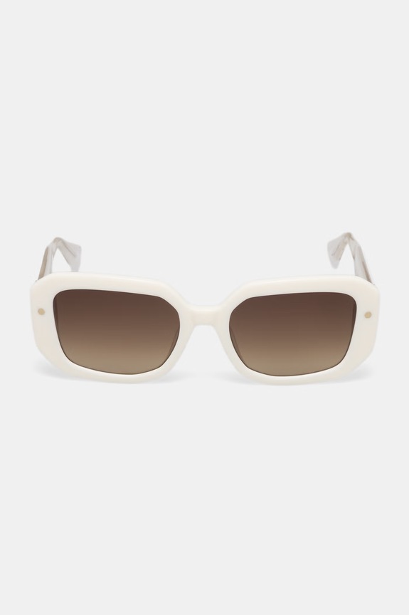 Akcesoria AllSaints okulary przeciwsłoneczne damskie Jade ALS5035 beżowy