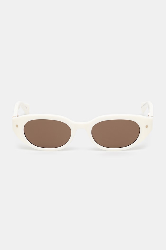 Akcesoria AllSaints okulary przeciwsłoneczne damskie Lola ALS5036 beżowy