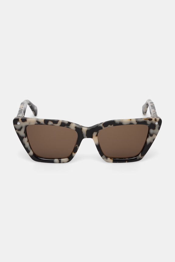 Akcesoria AllSaints okulary przeciwsłoneczne damskie Blair ALS5037 beżowy