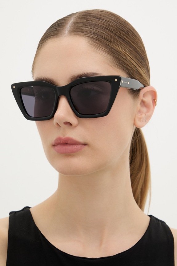 AllSaints okulary przeciwsłoneczne damskie Blair czarny ALS5037