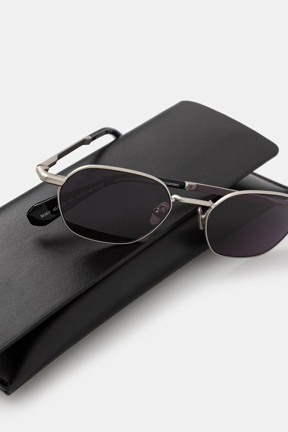 AllSaints okulary przeciwsłoneczne damskie Rory ALS7014 srebrny