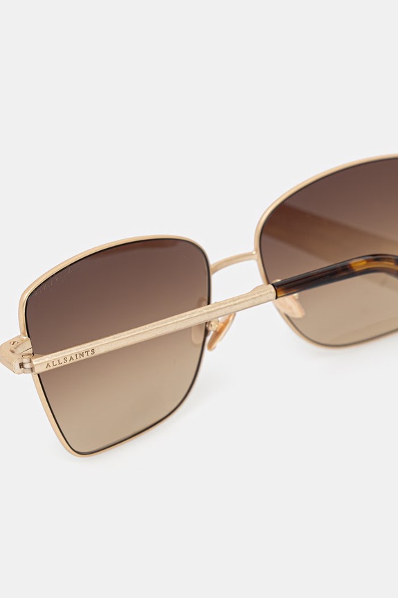 AllSaints okulary damskie Stella złoty ALS7015