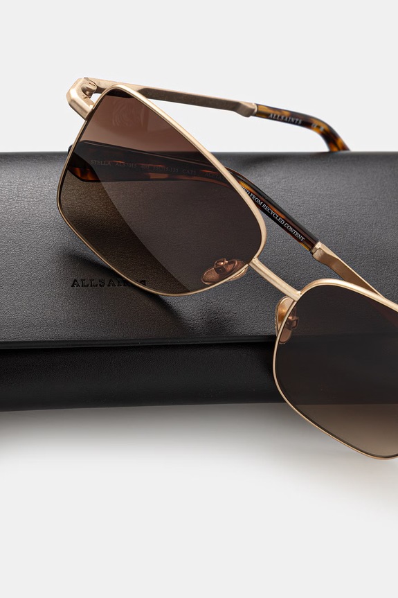 AllSaints okulary damskie Stella ALS7015 złoty