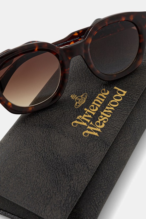Vivienne Westwood slnečné okuliare dámske Truman VW5136 hnedá
