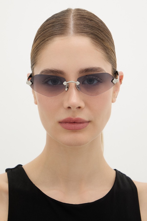 Vivienne Westwood okulary przeciwsłoneczne damskie Vera VW7043 srebrny