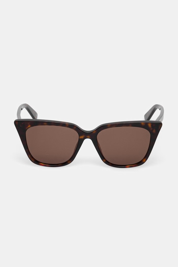 Akcesoria Alexander McQueen okulary przeciwsłoneczne damskie AM0556S brązowy