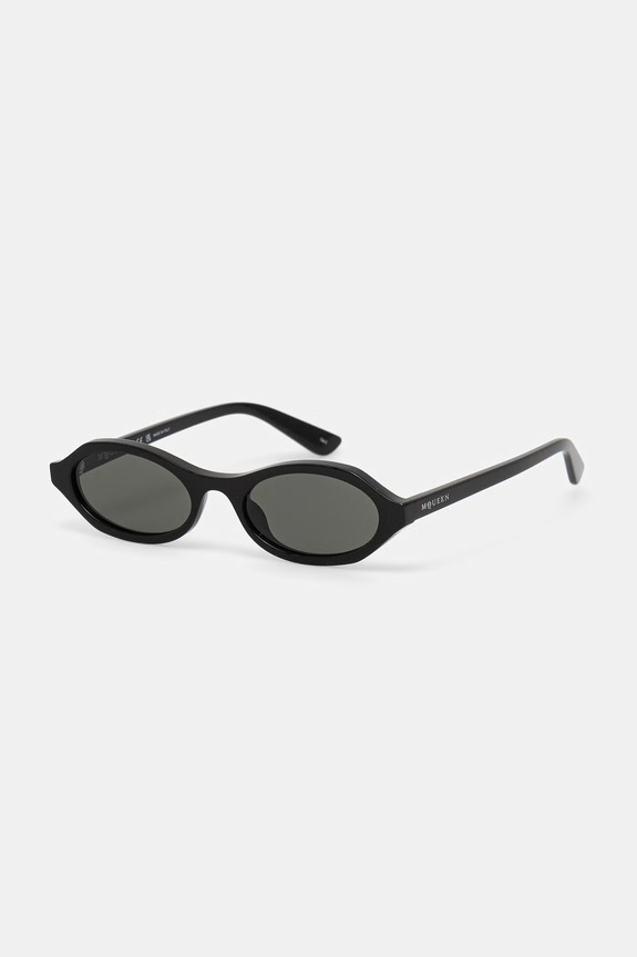 Alexander McQueen okulary przeciwsłoneczne damskie AM0559S czarny AA00