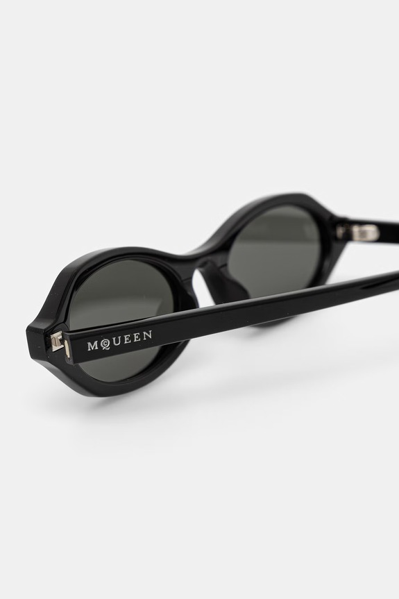 Alexander McQueen okulary przeciwsłoneczne damskie czarny AM0559S