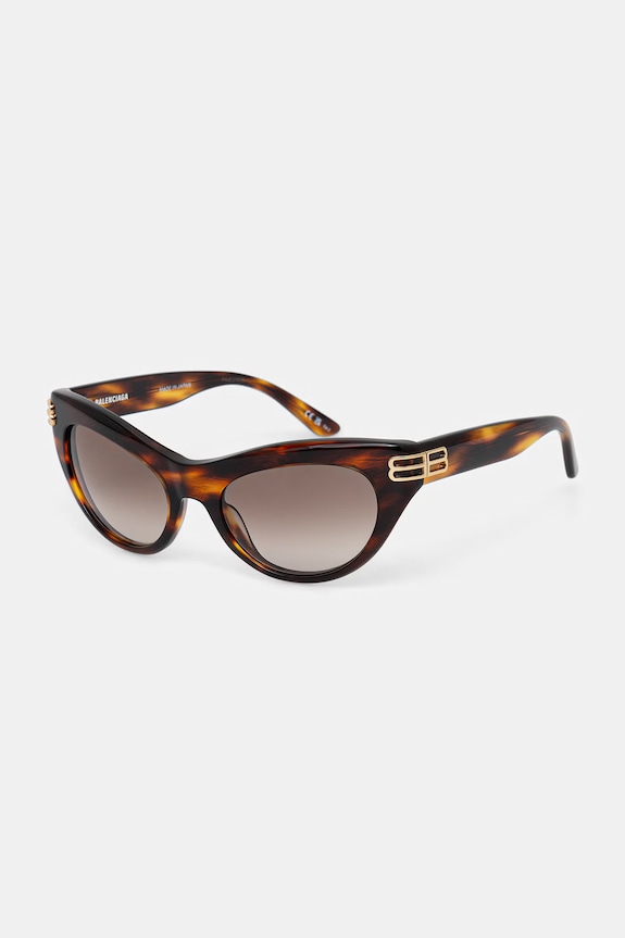 Balenciaga сонцезахисні окуляри "cat eyes" жіночі BB0466S коричневий AA00