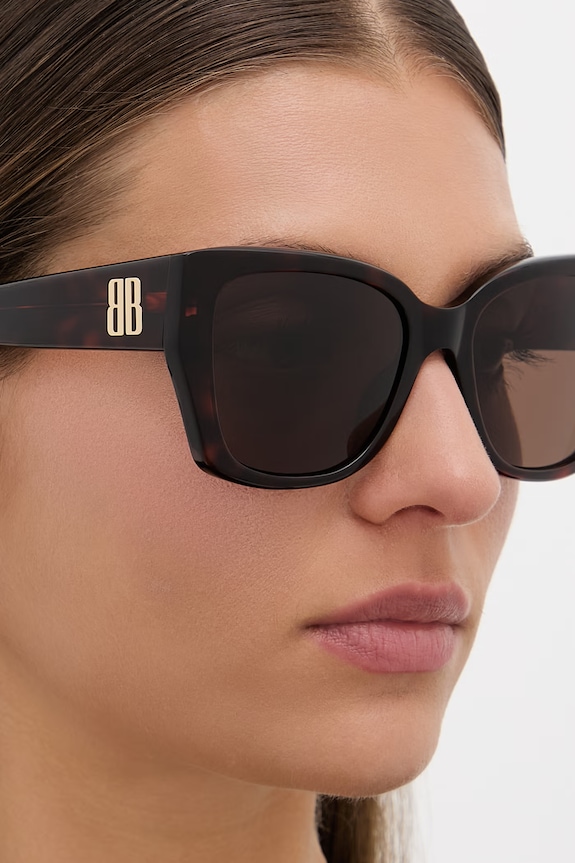 Balenciaga okulary przeciwsłoneczne kocie oczy damskie BB0474S