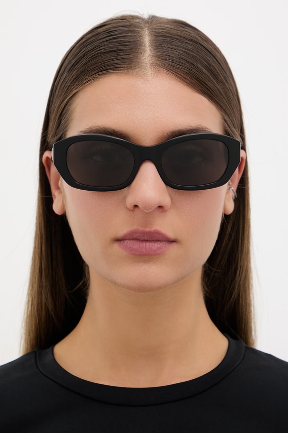 Balenciaga okulary przeciwsłoneczne damskie BB0476S czarny