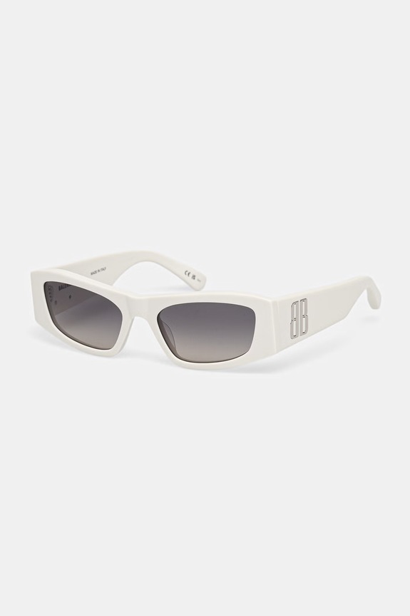 Balenciaga okulary przeciwsłoneczne damskie BB0478S biały AA00