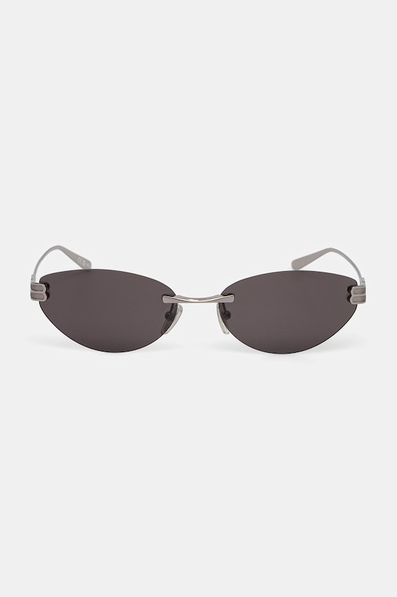 Akcesoria Balenciaga okulary przeciwsłoneczne kocie oczy damskie BB0486S srebrny
