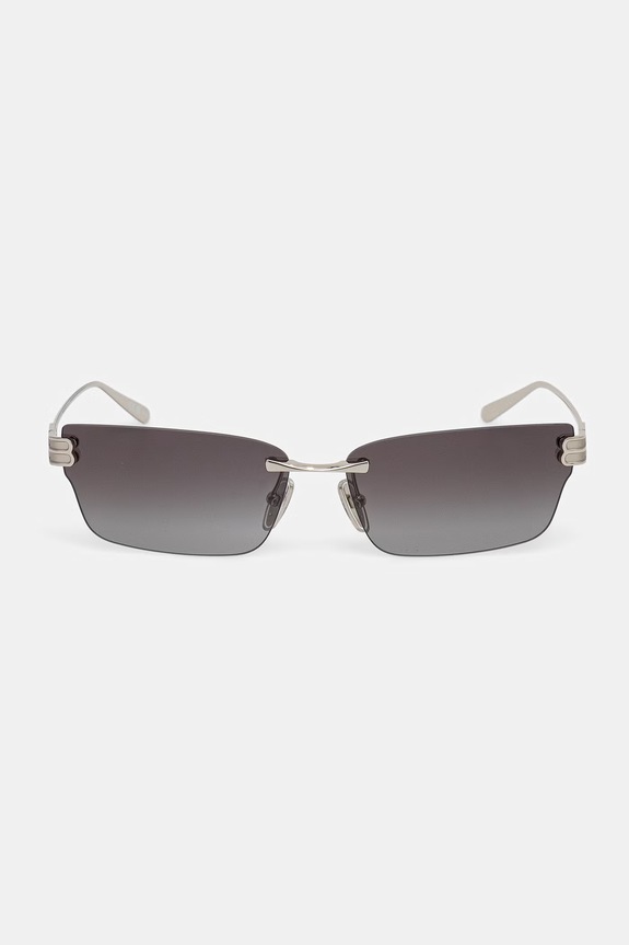 Akcesoria Balenciaga okulary przeciwsłoneczne damskie BB0487S srebrny