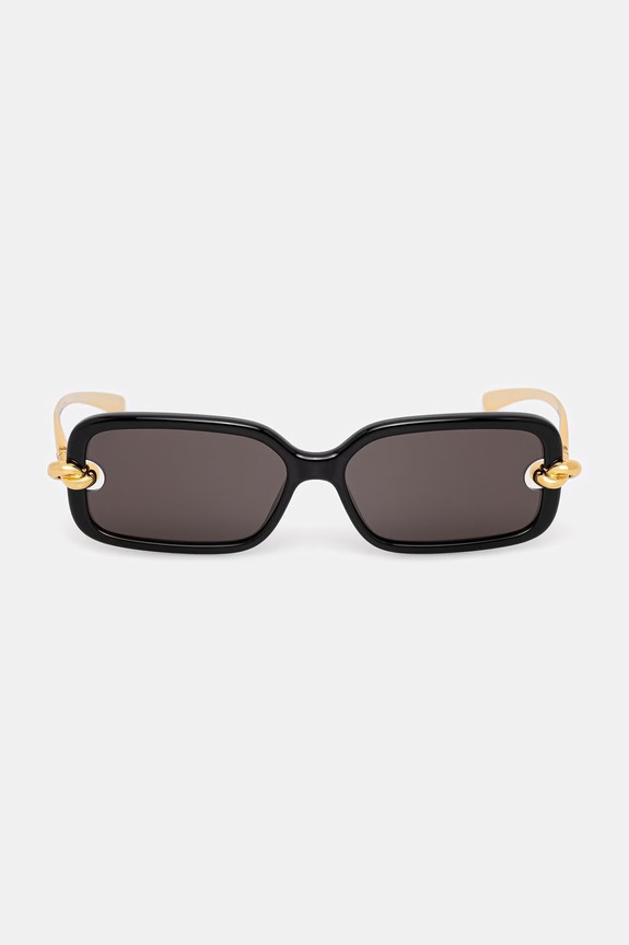 Akcesoria Bottega Veneta okulary przeciwsłoneczne damskie BV1439S czarny