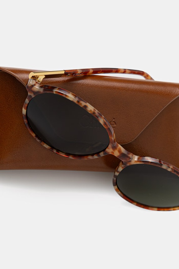 Chloe okulary przeciwsłoneczne damskie CH0365SK brązowy