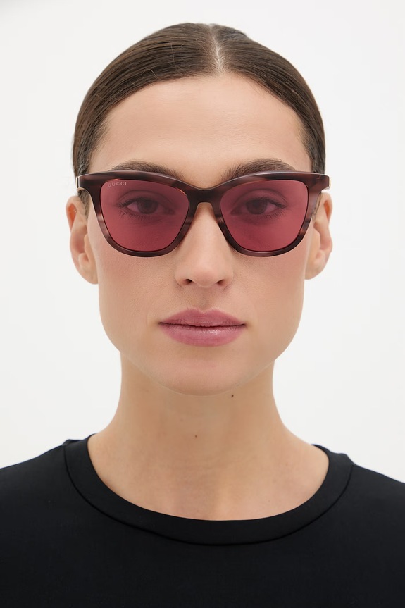 Gucci slnečné okuliare wayfarer dámske GG2032S červená