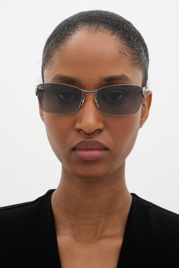 Gucci okulary przeciwsłoneczne damskie GG2045S szary