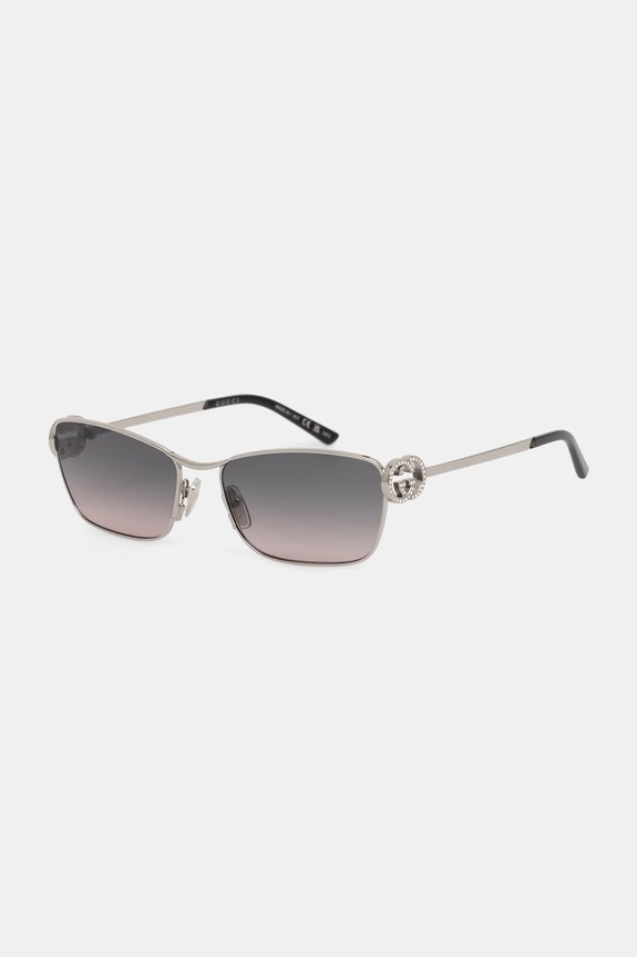 Gucci okulary przeciwsłoneczne damskie GG2045S srebrny AA00