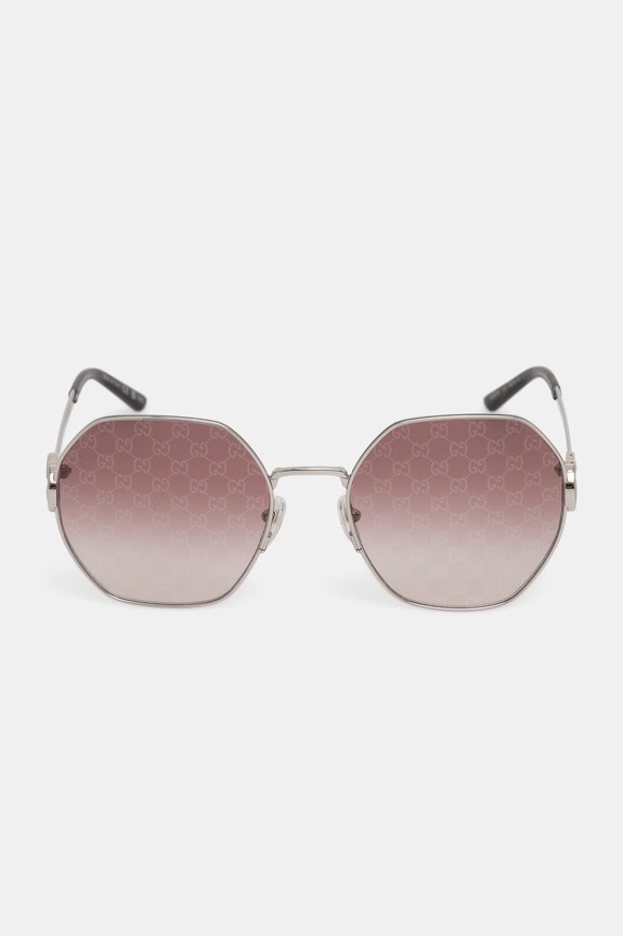 Akcesoria Gucci okulary przeciwsłoneczne damskie GG2046S srebrny