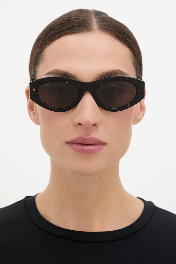 Gucci okulary przeciwsłoneczne damskie GG2065S brązowy