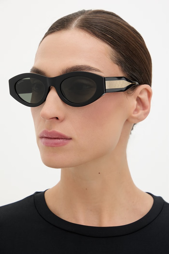 Gucci okulary przeciwsłoneczne damskie czarny GG2065S