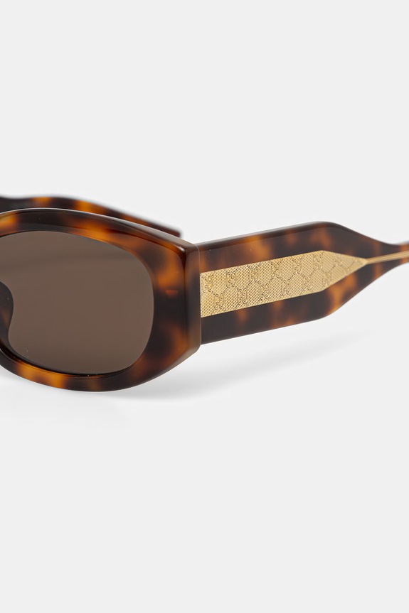 Gucci okulary przeciwsłoneczne damskie brązowy GG2068SA