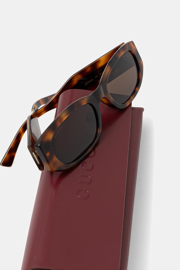 Gucci okulary przeciwsłoneczne damskie GG2068SA brązowy
