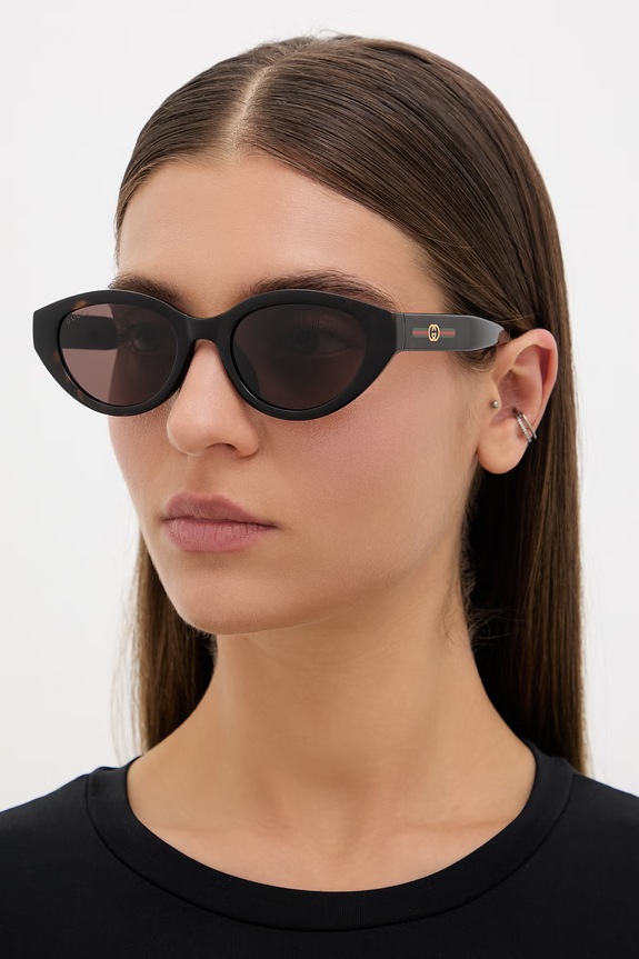 Gucci okulary przeciwsłoneczne damskie brązowy GG2105SA